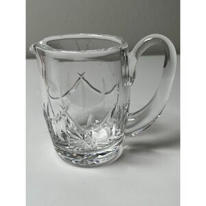 Waterford Crystal Creamer / Small Jug Signed‎ Swags Pattern Ireland 4" Tall